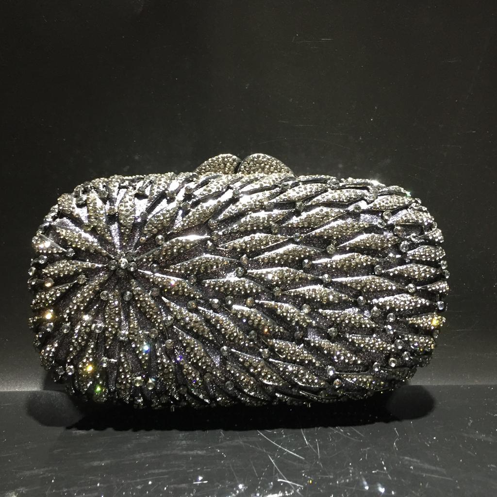 New design clutch evening bags designer women purse soiree pochette Rhinestones crystal party clutch bags wedding
