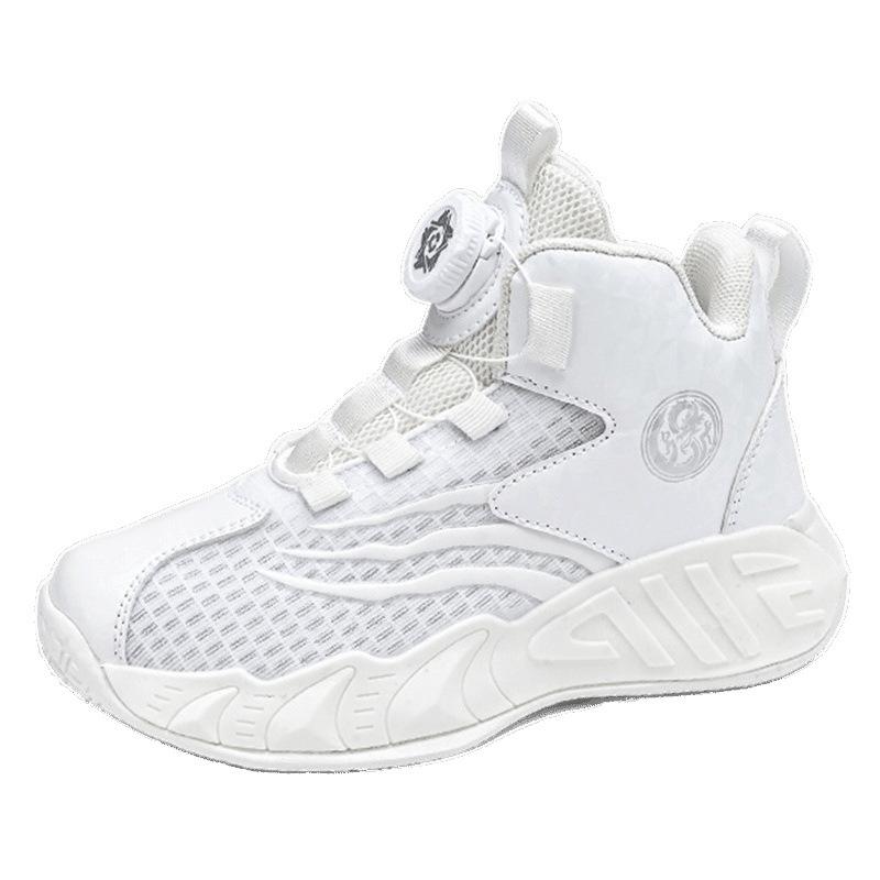 Kinder-Basketballschuhe, Jungenschuhe 2025 neue Sommermodelle, leichte und atmungsaktive Sportschuhe für mittlere und ältere Kinder, atmungsaktiv lit