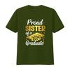 Stolze Schwester Eines Absolventen Jahrgang 2024 Abschlussklasse T-Shirt vintage Gewaschen Streetwear Top Für Den Täglichen Gebrauch Grafik Dehnbar