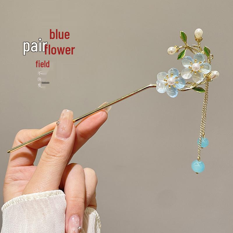 Vintage-inspirierte High-End Quasten-Haarnadel für Hanfu- und Cheongsam-Frisuren