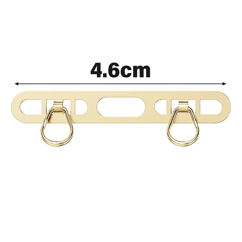 New Ultra Thin Metal Phone Lanyard Gasket Patch Stainless Steel Sturdy Hanging Cord Clips Cellphone Safety Connecter Accessories