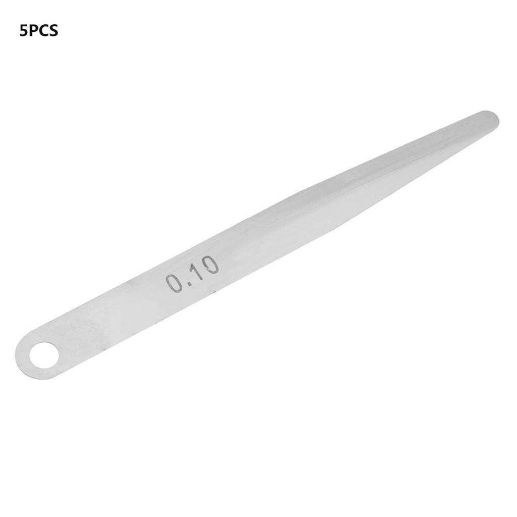 5pcs 0.08mm Thickness Feeler Gauge   Filler Thickness Gage Measurement Tool (0.08mm)