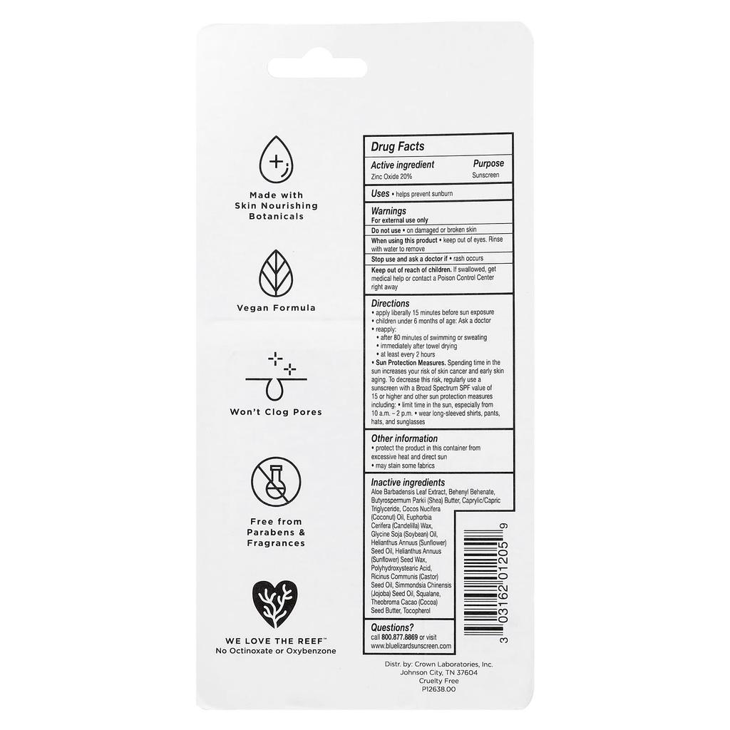 Children's, Mineral Sunscreen Stick, Spf 50+, 14G(0.5Oz)