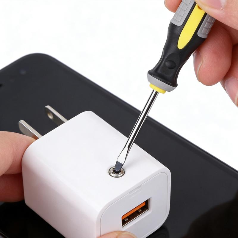 1 Stück Professioneller Demontageschraubendreher Magnetischer Schraubendreher Haushalts Kreuzschlitzschraubendreher Reparaturwerkzeug für Mobiltelefone und Computer