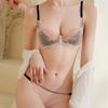 Sexy Lace Bra Thin Transparent Seductive Thin Style Large Size Bra Set