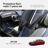 AMM1 YZ For Tesla 2024-2026 Highland Model 3 Whole TPE Floor Mats Waterproof Anti-Slip Mat Foot Pads Rear Trunk Mat Car Accessorie