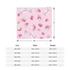 My Melody Kawaii Flannel Throw Blanket Blanket for Bed Bedroom Ultra-Soft Bedding Throws