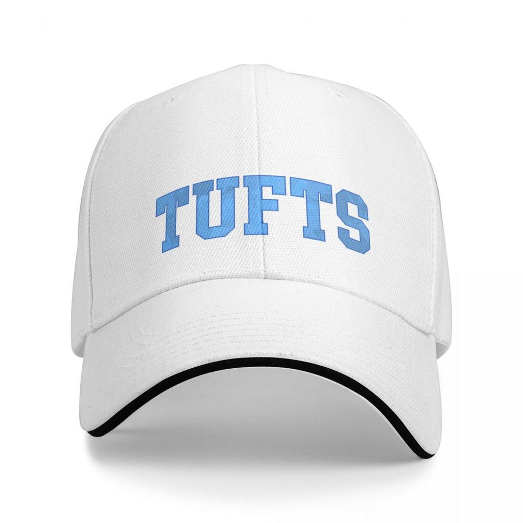 Tufts – Batik-Baseballkappen mit College-Schriftart, polychromatische, modische Baseballmützen, atmungsaktiv, lässig, Outdoor, für Unisex und Damen