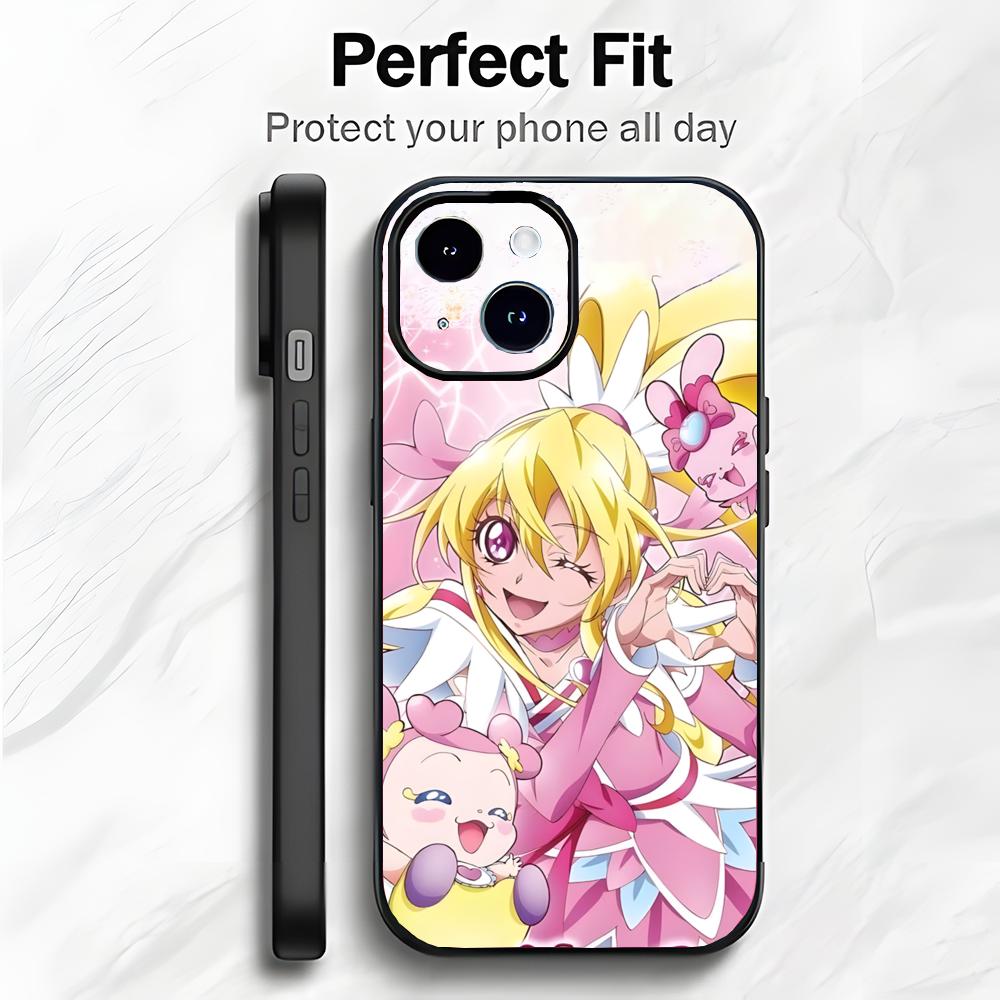 

Cute Magical Anime S-Smile Pretty Cure Phone Case Phone Case Soft Packaging Lightweight For iPhone17 16 15 14 13ProMax iphone12promax