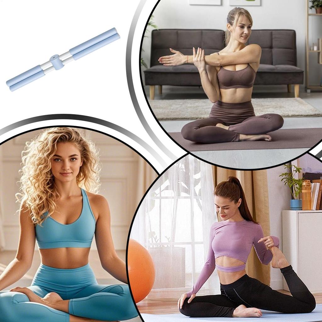 Postures Corrector Yoga Cross Stick Humpback Postures Corrector for Women Stretch Mobility Pole Neck Hump Correction Tool