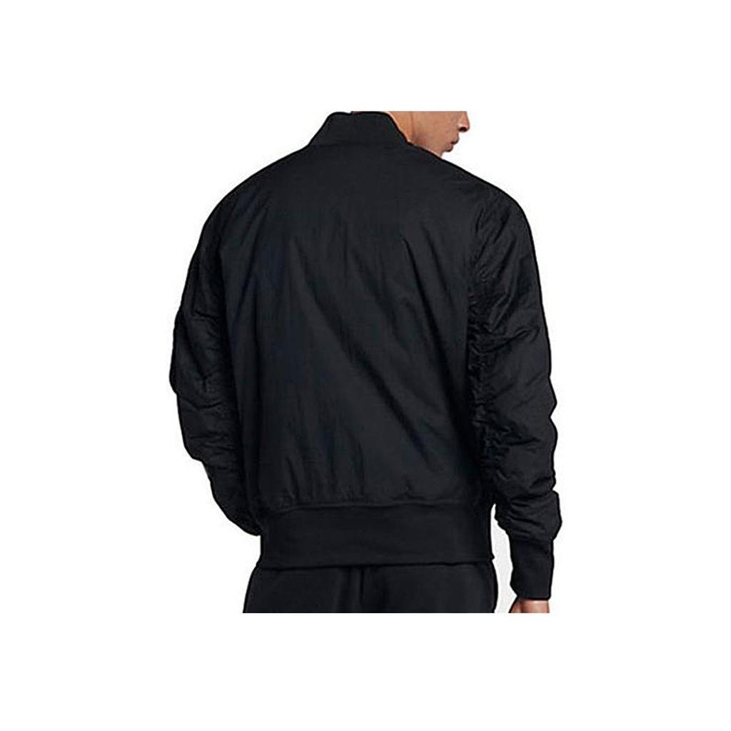 Nike Reversible Pilot Cotton Sport Jacket Men Outerwear Black AJ3588-010
