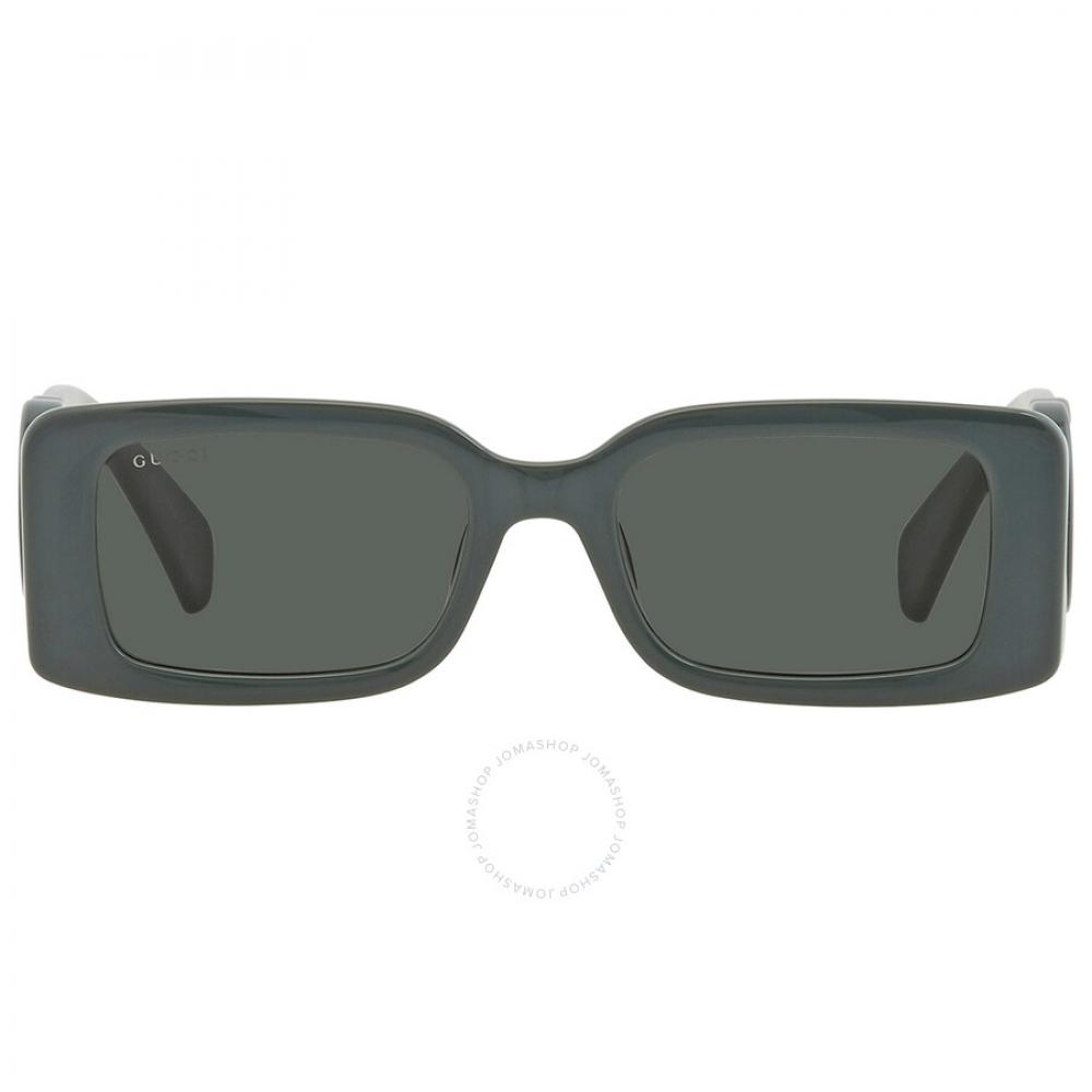 

Gucci Solid Smoke Grey Rectangular Ladies Sunglasses GG1325S 003 54