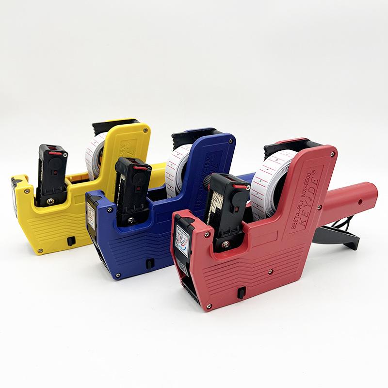 Single Row Price Labeler with Manual Gun and Currency Labels