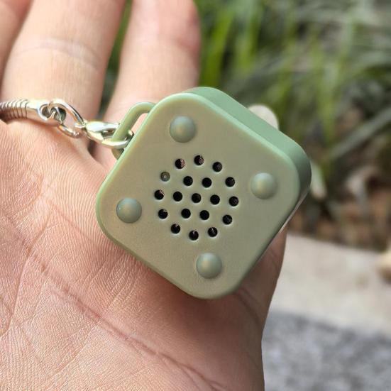 1/2/3Pcs Croaking Frog Keyboard Fidget Toy with LED Light Stress Anxiety Relief Keyboard Clicker Keychain Portable Decompression Button Sensory Toy
