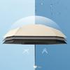 Sun Rain Folding Umbrella 5 Folding 6 Ribs Vinyl Mini Foldable UV Blocking Umbrella for Travel