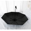 Paraguas Plegable Coreano Automático - Anti-UV, Pegamento Negro, Doble Propósito para Sol y Lluvia