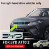 For BYD Atto 2 Right-hand Drive Dedicated Car Front Bumper Covering Black Emblem Rear Emblem Decorative Sticker