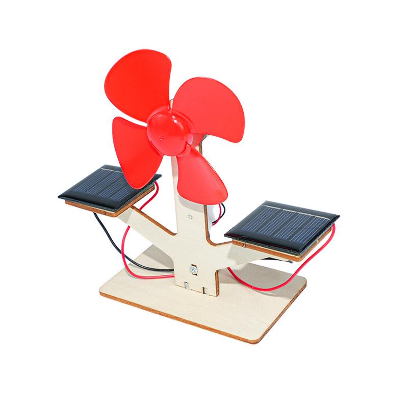 DIY Solar Fan Wooden Science Experiment Kit - Ideal for Cultivating Interest In Technology