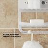 Heavy Duty Over Shower Caddy with 2 Shelves Deep Basket No Tools Needed Easy Installation Rust Resistant Bathroom Storage