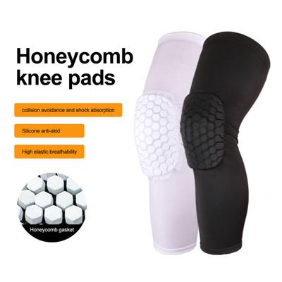 Knee Pads Compression Padded Long Leg Sleeve Knee Protection Brace for Basketball