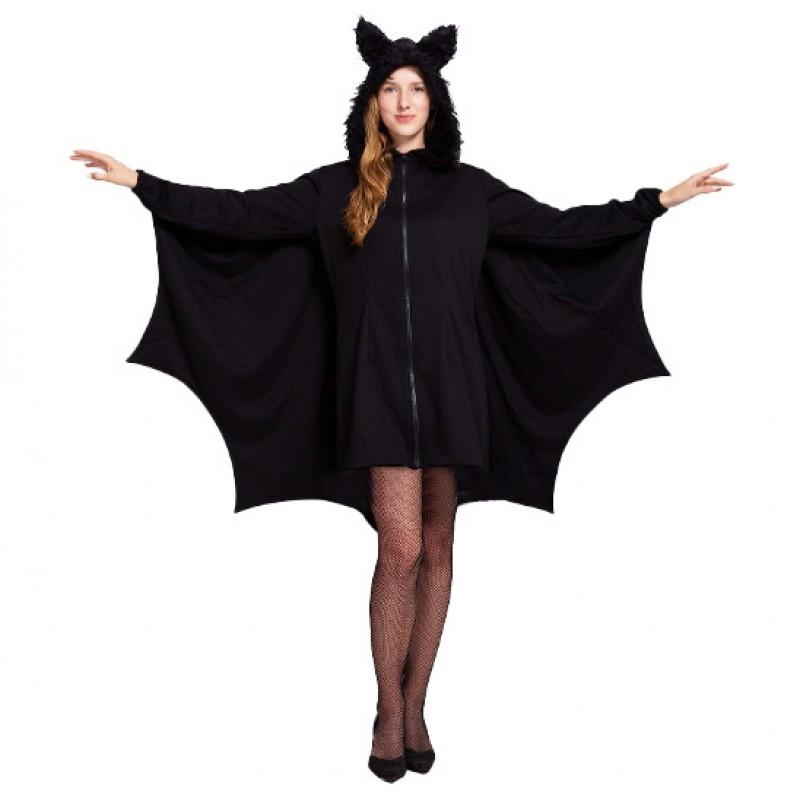 M-XXL Womens Halloween Bat Costume Cosplay Vampire Dress Masquerade Stage Performance