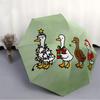 1pc Christmas, Ducks Open/Close Folding Umbrella, All- Portable Umbrella for & Men, Stylish Accessory (Holiday Gift) 8-Rib yy251213122