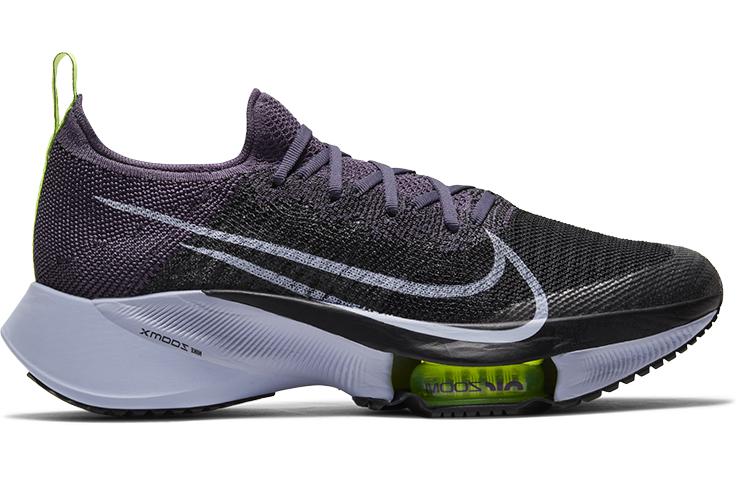 Nike Air Zoom Tempo Next% Flyknit Dark Raisin Black Volt Women's CI9924-500