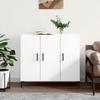 Vidaxl Mobile, Bianco, 90X34X80 Cm, Materiale a Base di Legno
