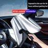 KEBIDU Ombrello Parasole per Parabrezza Auto UPF50+, Parasole Pieghevole per Parabrezza con Rivestimento Argentato, Isolamento Termico Anti-UV per Tutte le Auto, Custodia Portatile