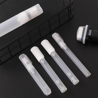 3/5/6/6.5/8/10/15/30/55mm Lege Staf Graffiti Pennen Navulbare Inkt Verf Pen Accessoires Plastic Transparante Vloeibare Krijt Marker