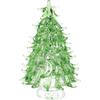 Mini Christmas Tree Figurine Crystal Decoration Tabletop Xmas Tree for Festive Home Decor Holiday Table Decoration and Party Supplies for Weddings