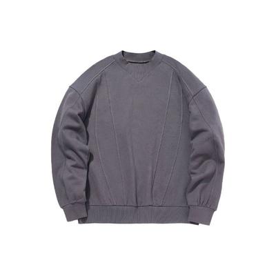 Li Ning X Jackie Chan Kollaboration Kung Fu Serie Rundhals-Sweatshirt Herren Sweatshirt Dunkel-Lila AWDQ935-1