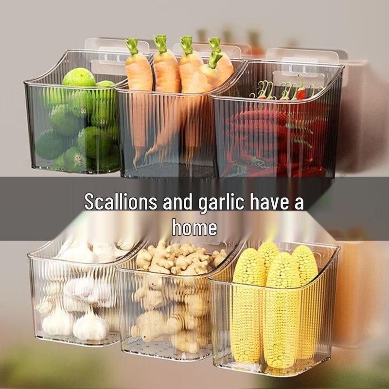 

Mid-Century Steel-Wood Spice Storage Basket