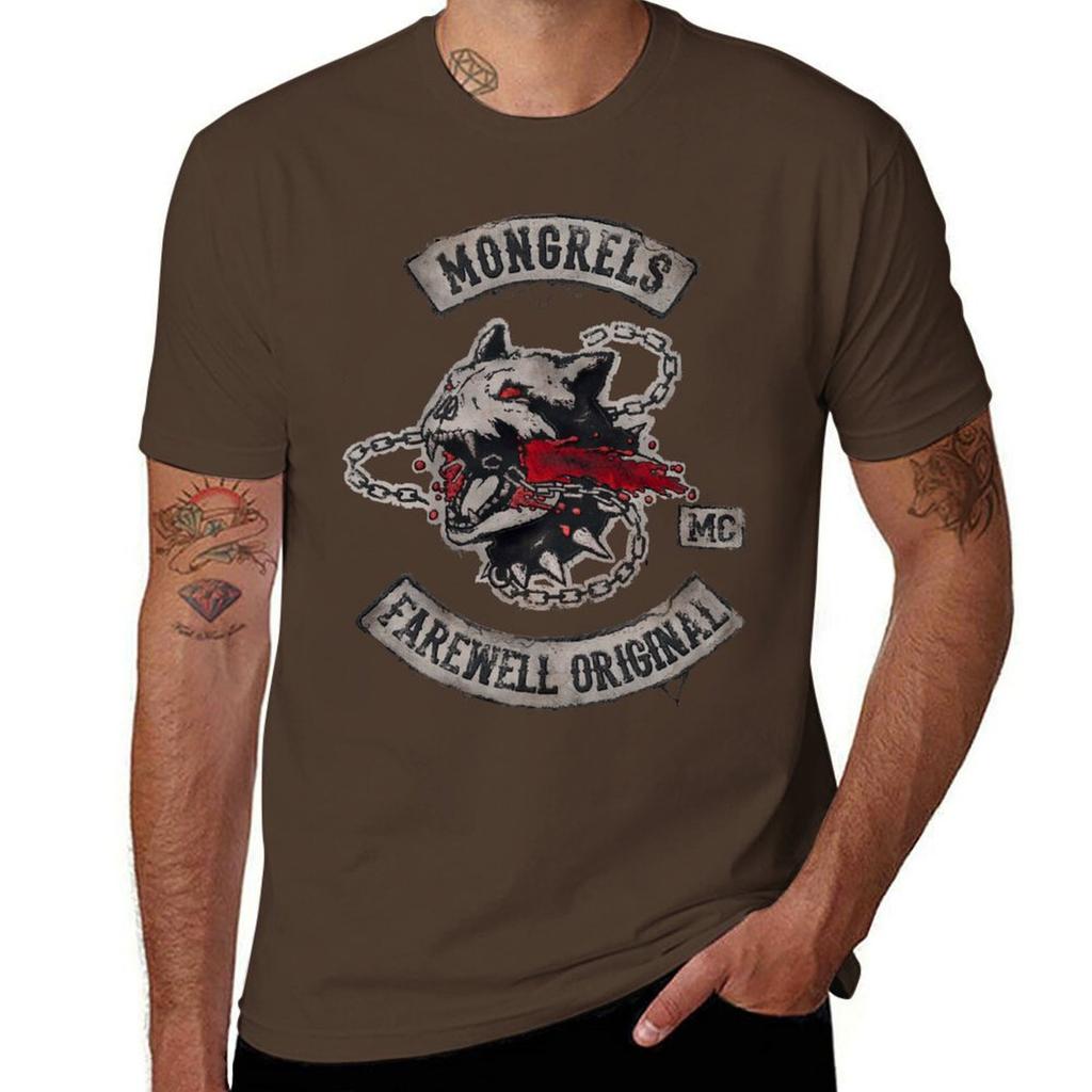 Copia De Mongrel Days Gone T-Shirt Aesthetic Clothes Customs Design Your Own Anime Tops Big and Tall T Shirts for Men