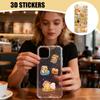 Kids 3D Stickers Relief PVC Cartoon Removable Funny Toys Capybara Decals Kids Party Stickers for Phonecase Laptop Scrapbook