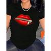 Women Casual Short Sleeve Tee Comfortable Crew Neck, Soft Adorable Printed T-shirt