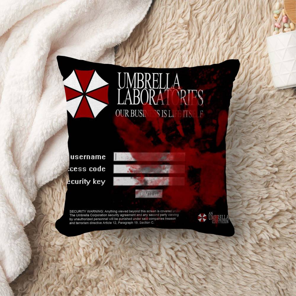 R-Resident Evil Cushion Cover Polyester Sofa Cushions Decorative Throw Pillows Home Decoration Pillowcover