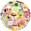 50 Cartoon Creative Fun Stickers Personalized Decorative Guitar Notebook Suitcase DIY Waterproof Stickers