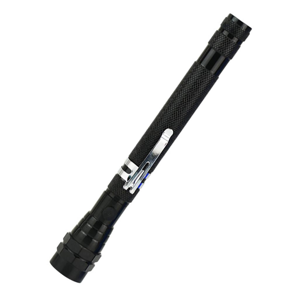 Portable LED Flashlight Outdoor Tools Emergency Light Flexible Head 3 LED Flashlights Telescopic Torch with Magnet