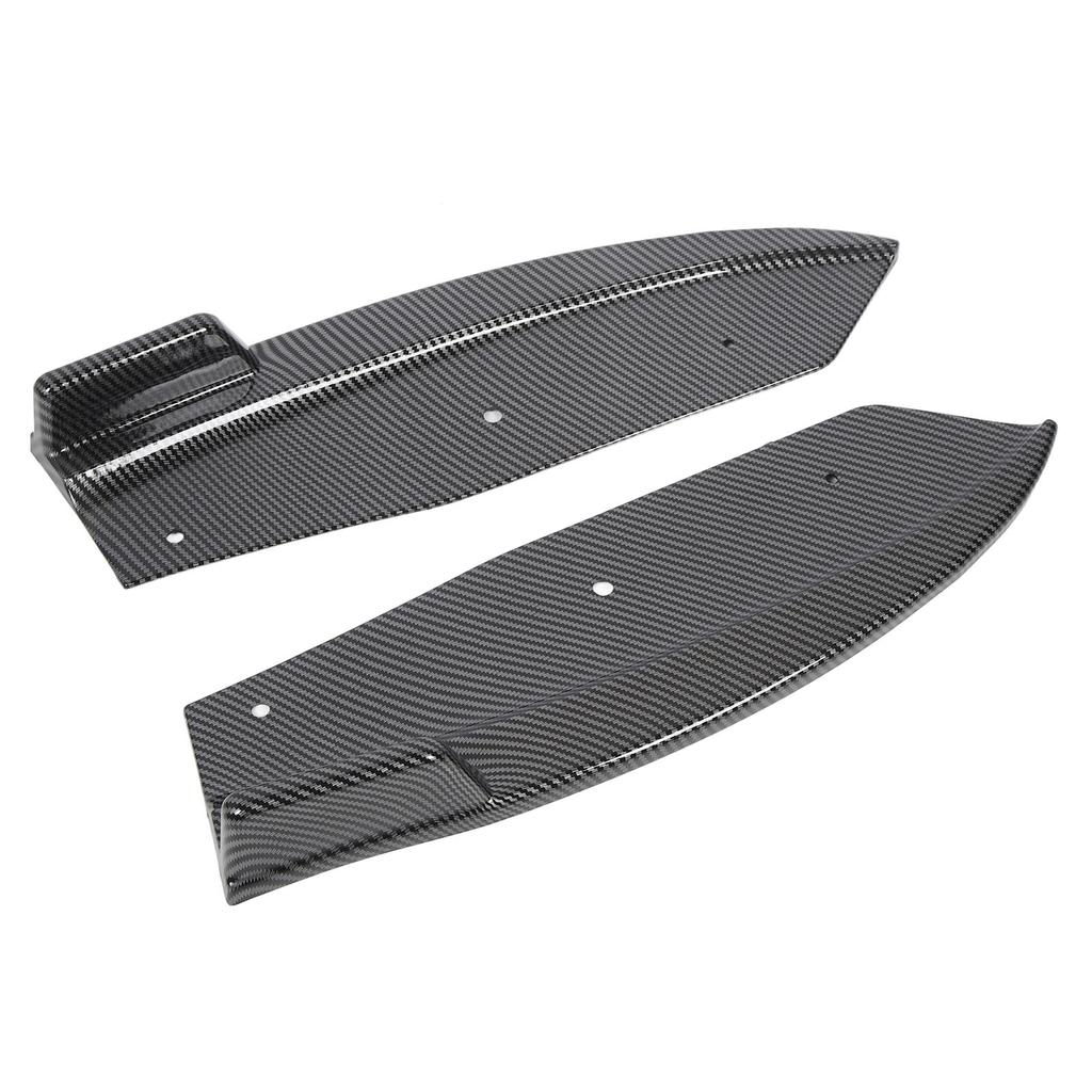 2 Pcs Rear Bumper Lip Spoiler Aerodynamic Lightweight Lower Chin Diffuser Splitter for X4 G02 M‑Sport 2018 To 2021