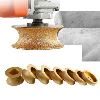 75Mm Brazing Diamond Profiling Wheels For Marble And Granite Angle Grinder Grinding Wheel Marble Edging Discs