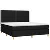 VidaXL Slat Bed Base with Mattress and LED, Upholstered Bed, Double Bed, Adult Bedroom Interior Bed, 3135375