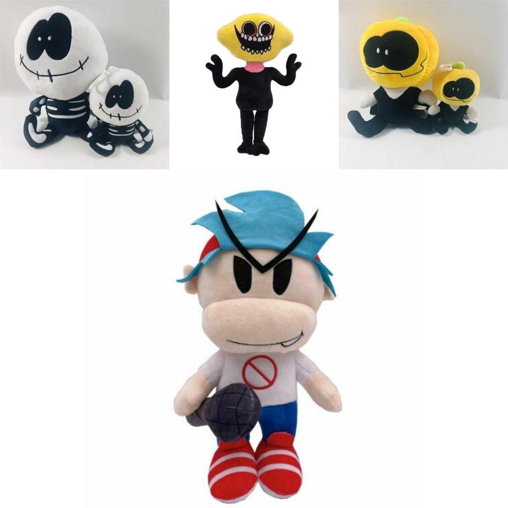 Friday Night Funkin Plush Toy Delightfully Cuddly Fnf Whitty And Boyfriend Lemon Demon Softie
