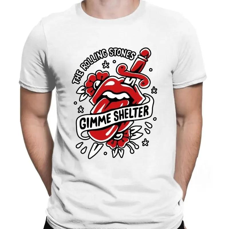 2023 Summer Unisex's Street T-shirt The Rolling Stones T-shirt Personalized Vintage Streetwear T-shirt for Unisex and Women Harajuku Unisex T-shirt