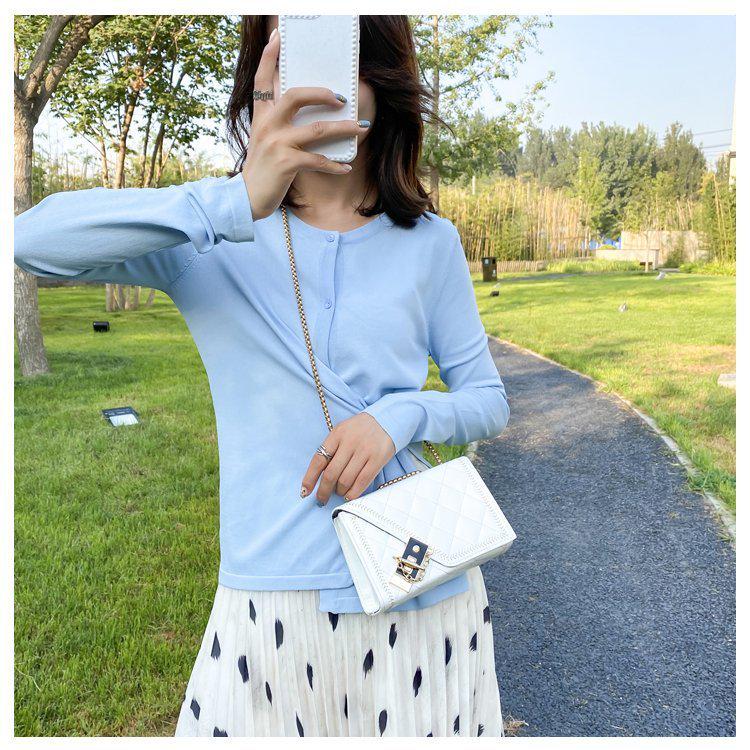 SCIONE Bag Female Rhombic Chain Handbag Fashion Small Square Bag Temperament Small Fragrance Shoulder Bag