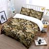 Camouflage with earthy tones. Bedding sets Duvet cover sets Duvet covers Pillowcases(1 * Duvet Cover 2 * Pillowcases without duvet insert)