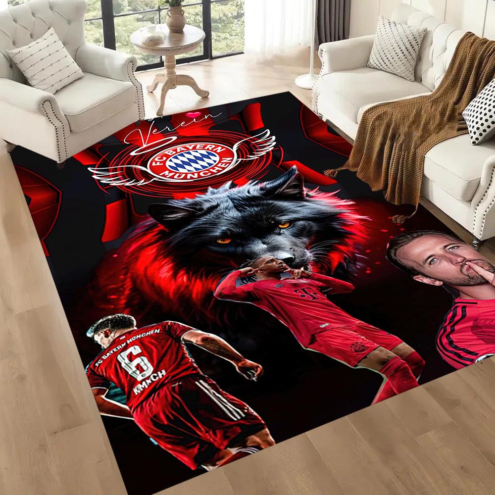 Champion Fc Bayern München Square rugs are a great choice for living rooms, bedrooms, home décor, and as gifts.