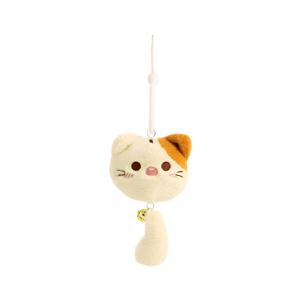 Cute Cartoon Cat Plush Keychain Adorable 15cm Soft Doll For Students And Couples Gifts
