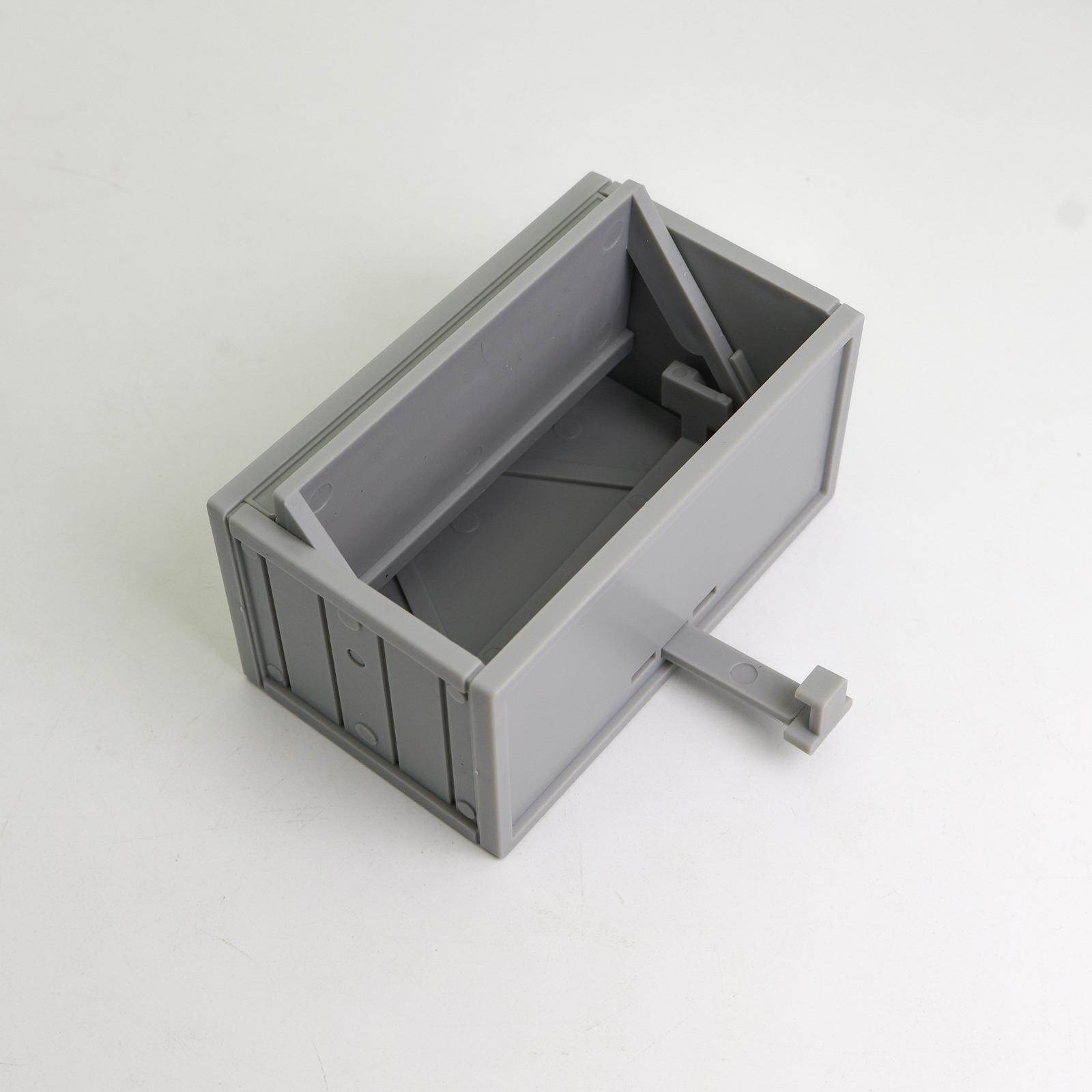 

Car Garage Key Holder with Opening Door Container светло-серый