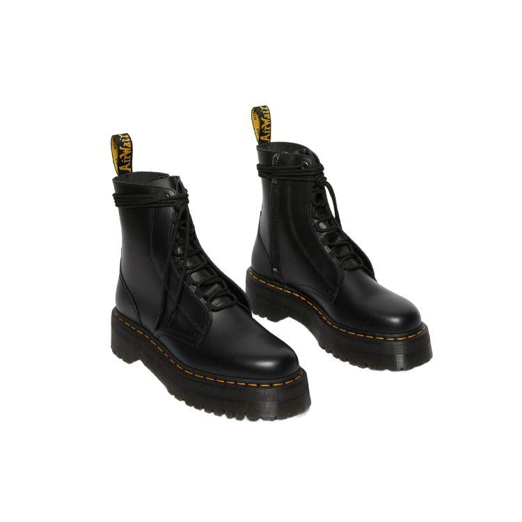 Dr. Martens Leather Fashion Comfortable Short Boots Unisex Boots Black 27312001